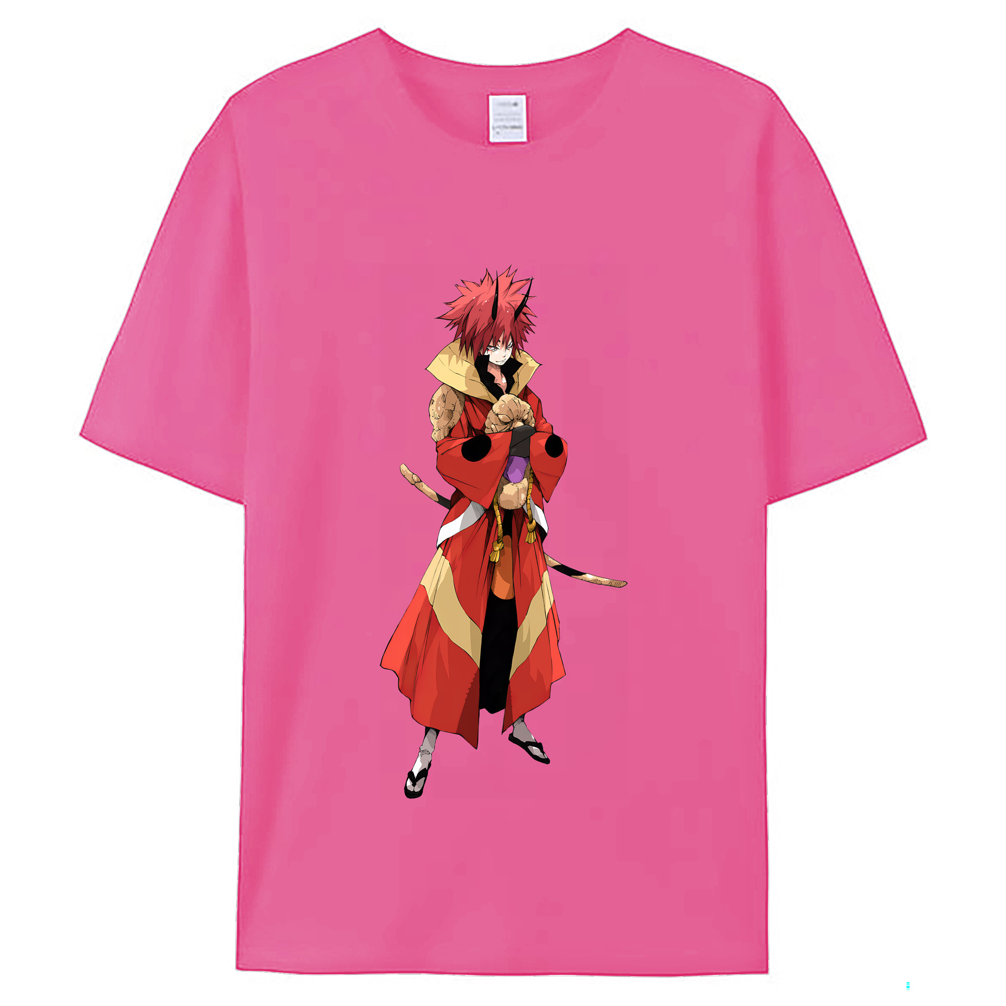（画像用） 転スラ Regarding Reincarnated to Slime レディースカジュアルプリントTシャツ（綿100％）